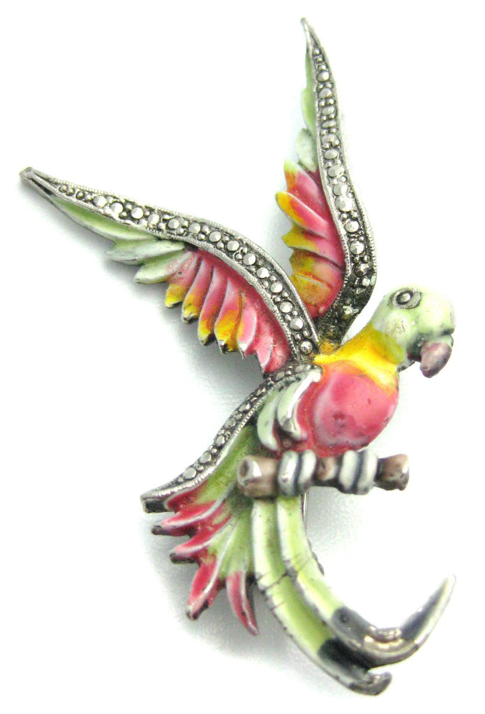 parrot brooch
