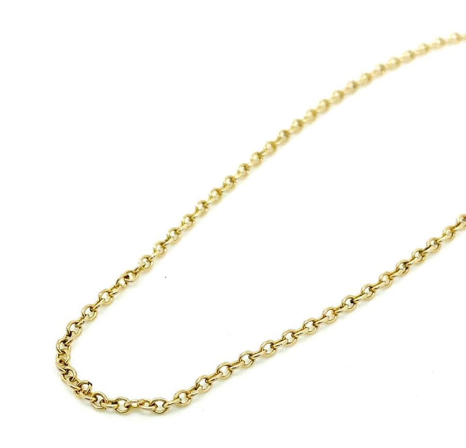 Vintage 9ct Yellow Gold Chain Necklace