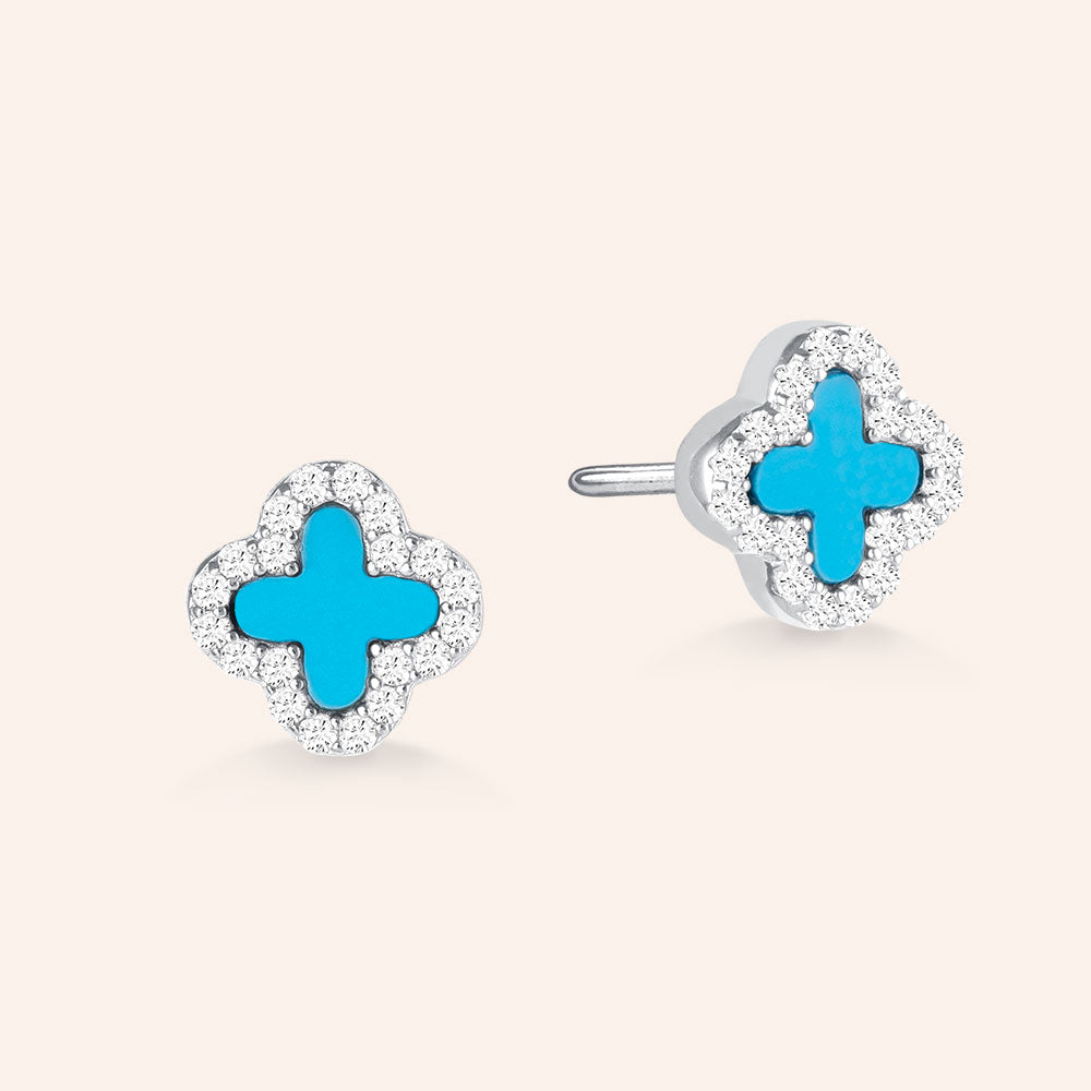 The LV Heart Shaped Earrings – The Turquoise Pistol