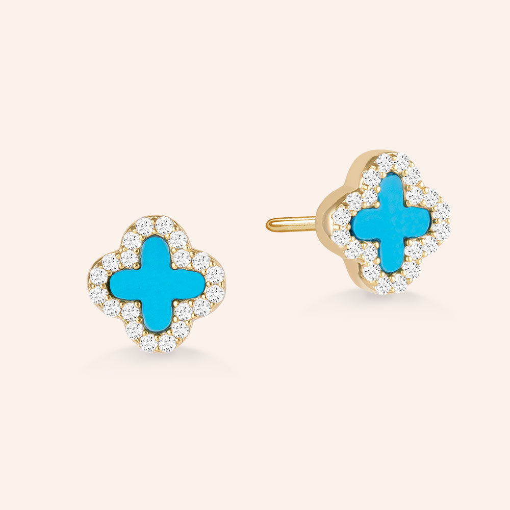 The LV Heart Shaped Earrings – The Turquoise Pistol