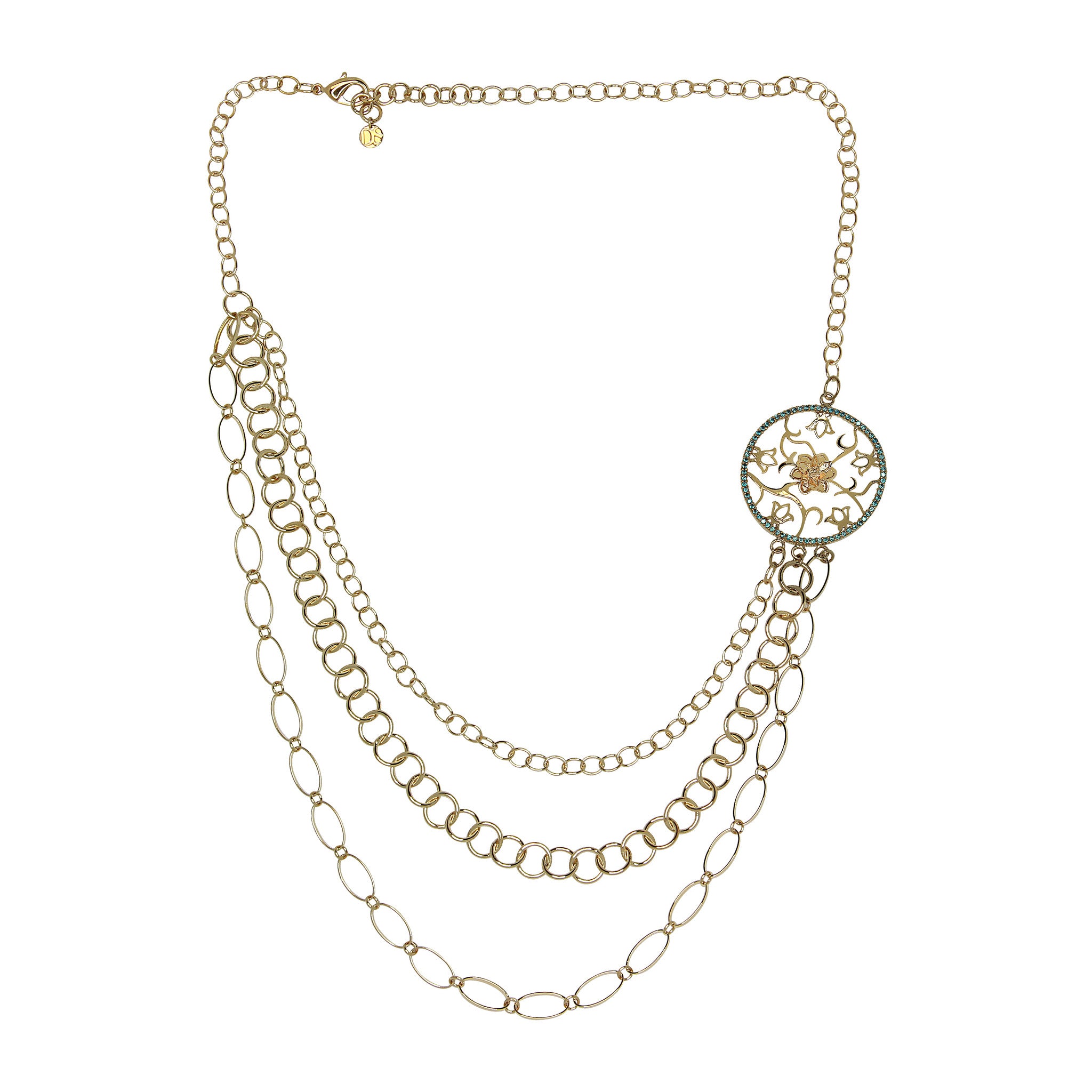 gold vermeil layered necklace