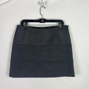 Brunello Cucinelli Grey Striped Mini Skirt - Style on Lafayette