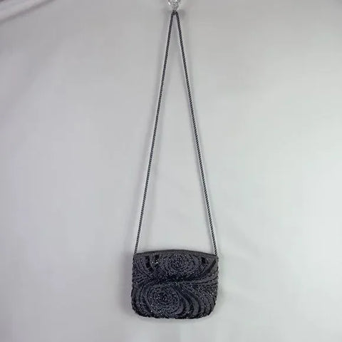 Black Beaded Purse La Regale LTD