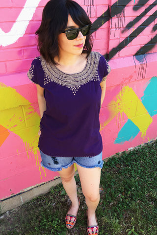 ShopMucho women's Mexican embroidered blouses sister summer style blog post downtown Memphis TN