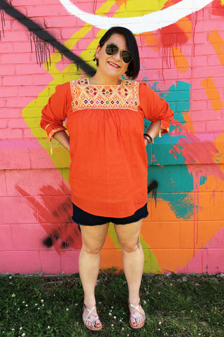 ShopMucho women's Mexican embroidered blouses sister summer style blog post downtown Memphis TN