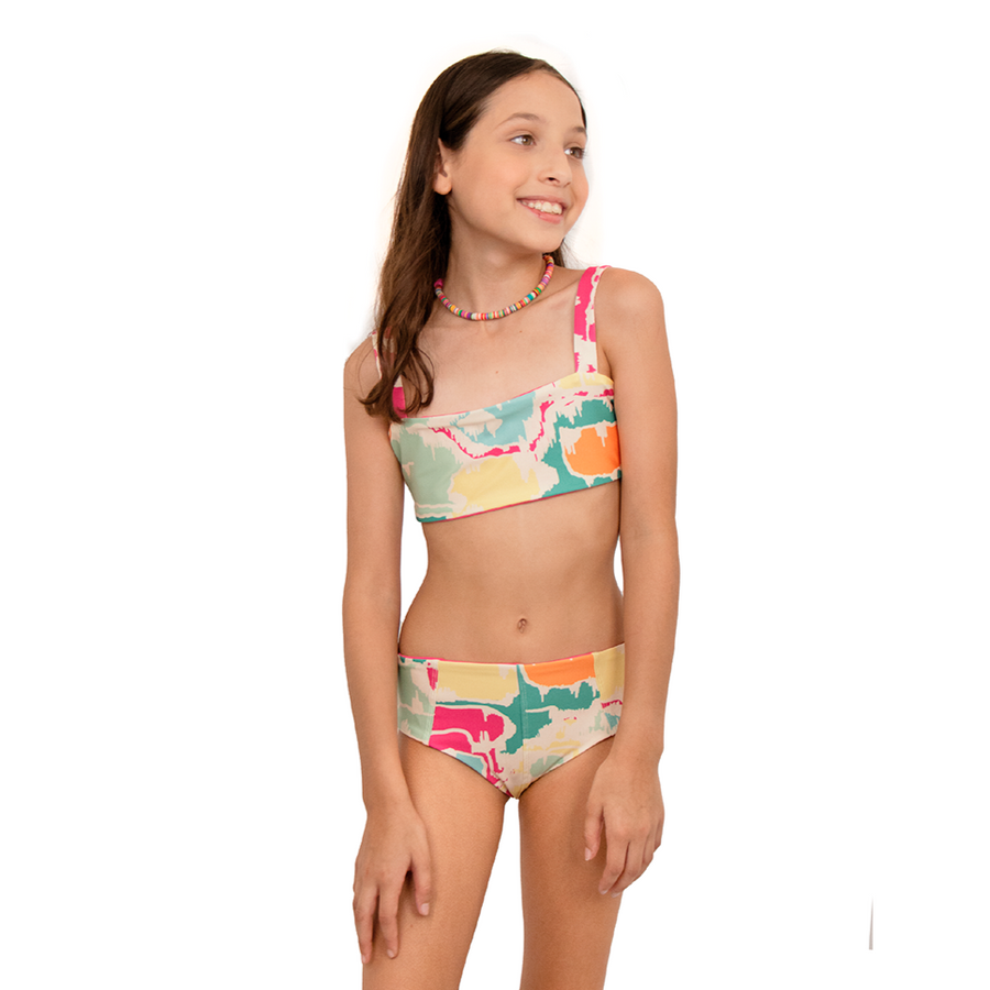 Bañador Niña Tortugas – Belen Zotano Swimwear