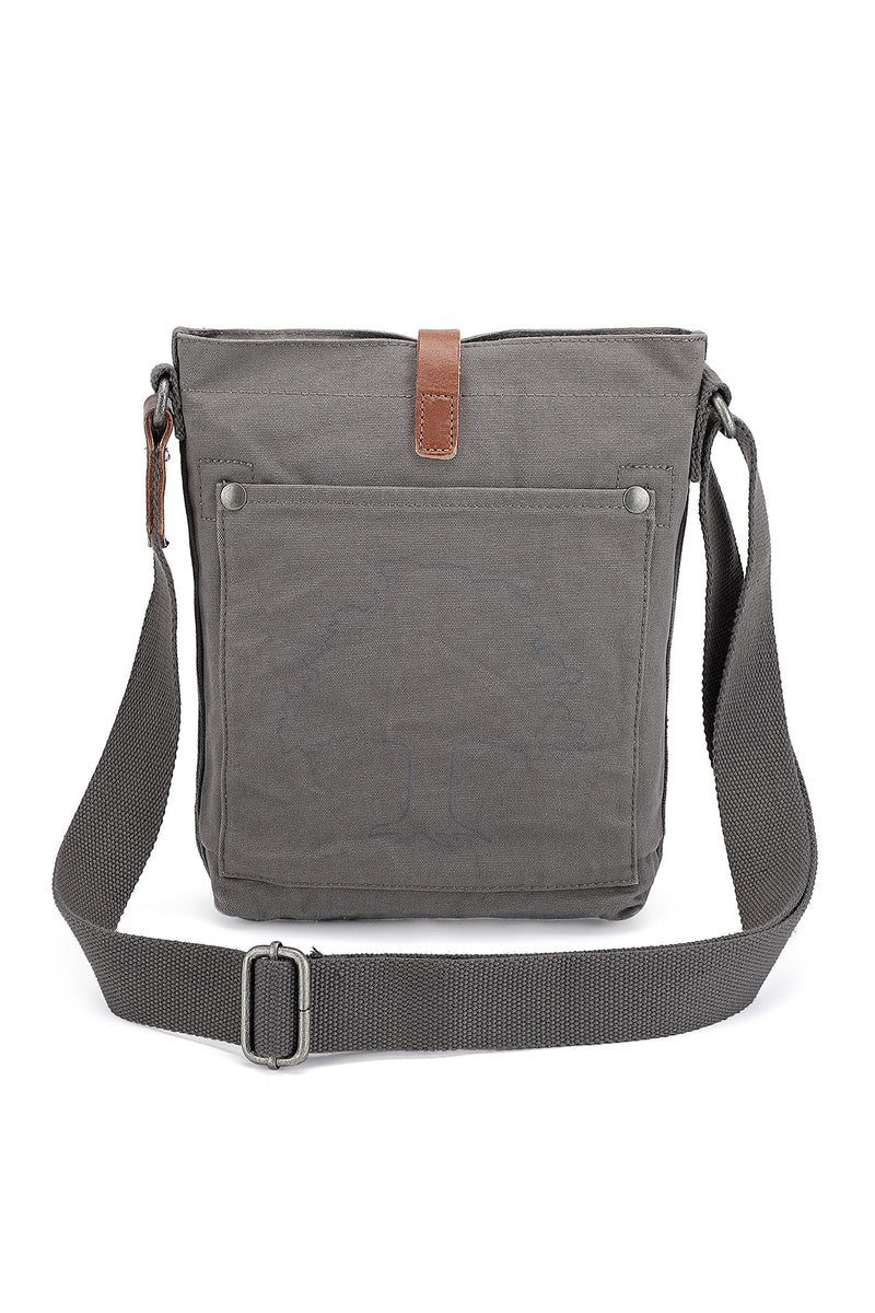 Forest Military-Inspired Canvas Crossbody Bag – The Same Direction