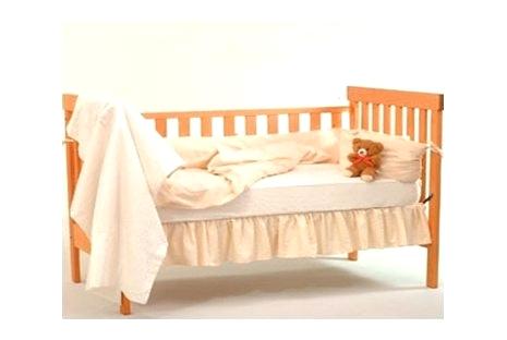 Crib Bumper Set Organic Cotton And Pure Ecowool Healthy Body