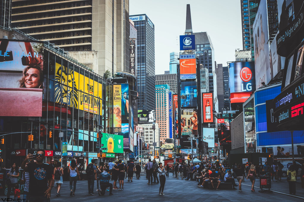 buildings in times square new york