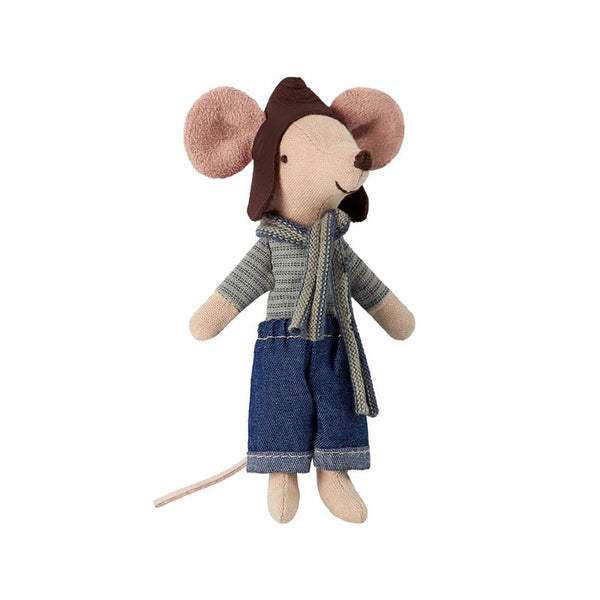 Handmade Mini Mouse Linen Rag Doll Whole Family