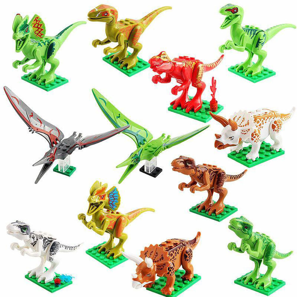 dinosaur building blocks set