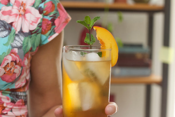 Peach Tea Rum Cocktail