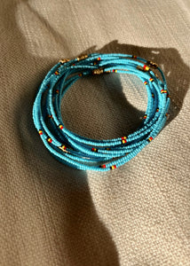 Seed Bead Bracelet - Turquoise