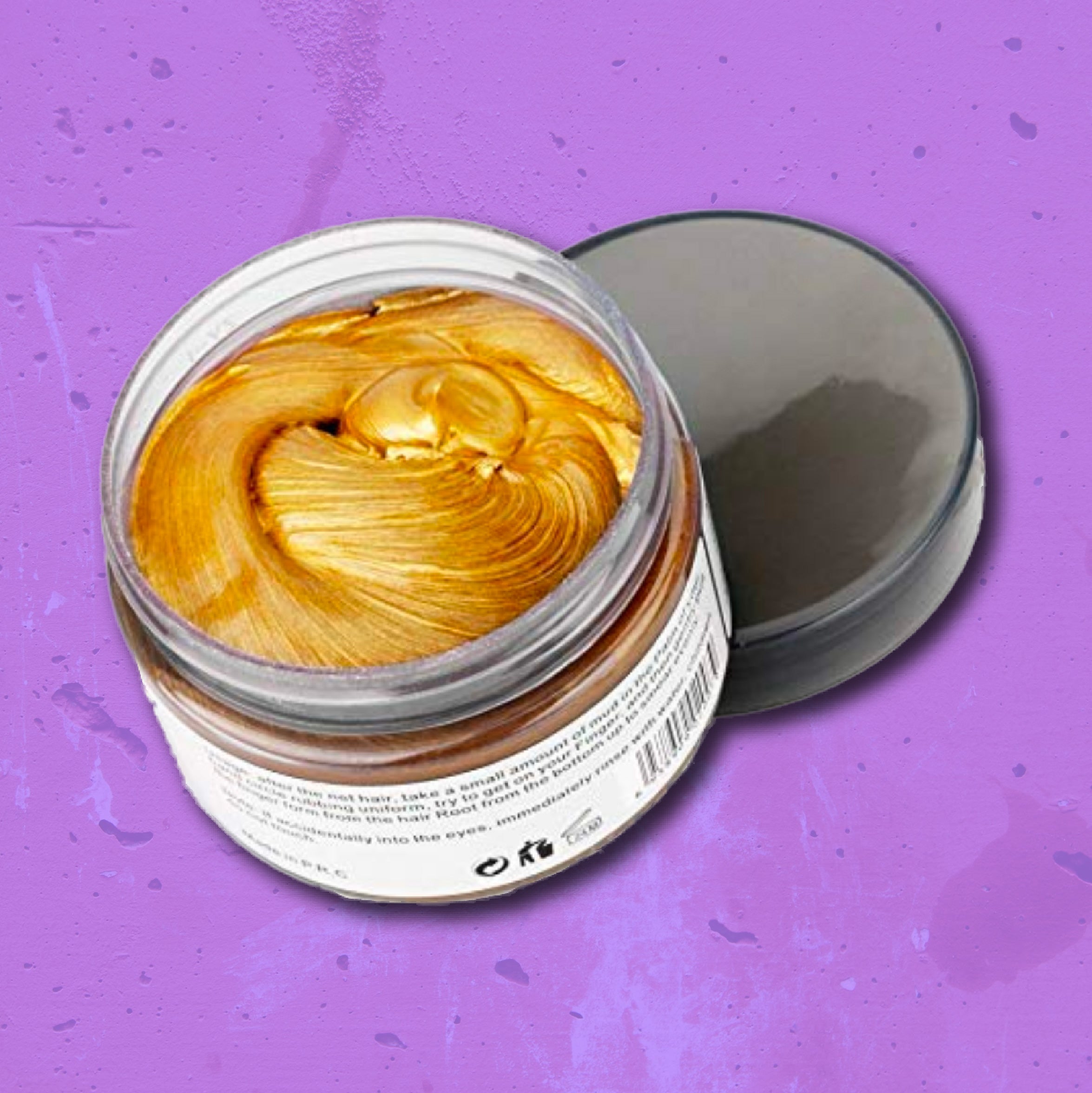 gold hair wax