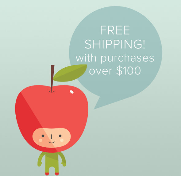 free shipping for orders over $100