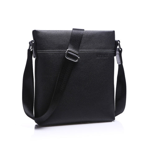 Leather Men Shoulder Bag Casual Business Satchel Mens Messenger Bag