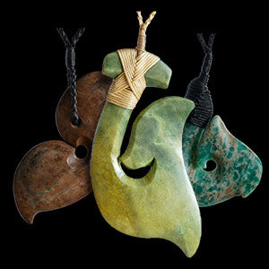 Yuki Tenaka - Jade and Stone carved pendants from New Zealand