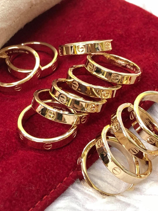 18k Saudi gold cartier love - selling_pawnable_jewelry