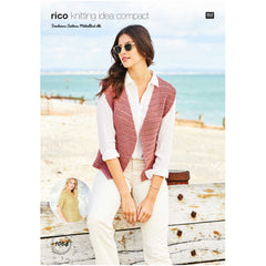 Rico Design Pattern 1004 Top and waistcoat in Cotton Metallise yarn at My Yarnery Havant UK