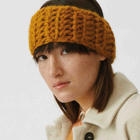 Crocheted Headband Rico Pattern 1068 Fashion Cozy Up at My Yarnery Havant UK