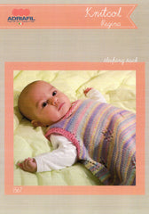 Adriafil Pattern 1567 Baby Sleeping Bag in Knitcol DK yarn My Yarnery Havant UK