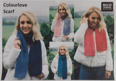 Free scarf pattern for Rico Essentials Super Kid Mohair loves Silk at My Yarnery Havant UK
