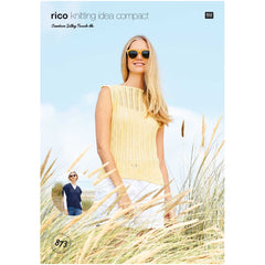 Rico pattern 873 top in Silky touch DK yarn at My Yarnery Havant UK