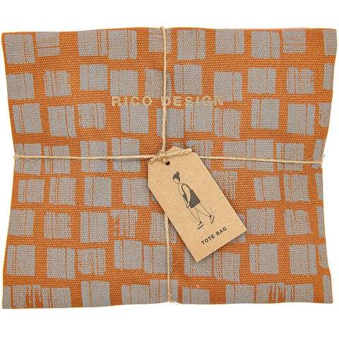 Rico Design 100% Cotton tote bag Brown at My Yarnery UK
