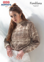 Adriafil Lappoma Pullover Pattern in Fiordilana