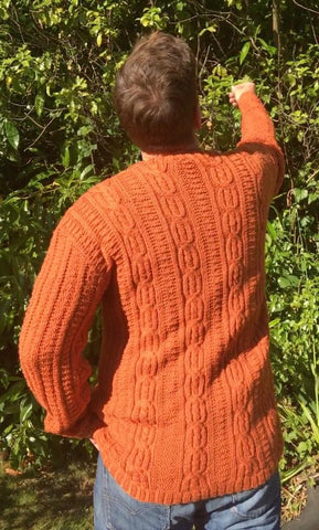 Mans Jumper in Adriafil Regina My Yarnery UK