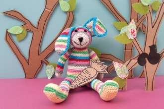 Rico Design Lenny Bunny Crochet Kit at My Yarnery Havant UK