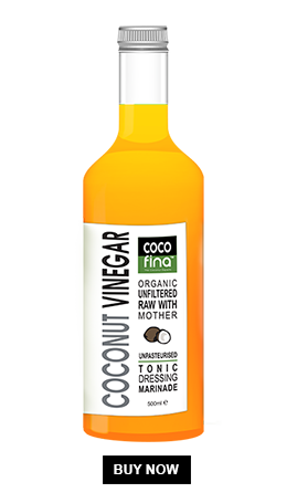 Organic Coconut Vinegar - 500ml Glass Bottle