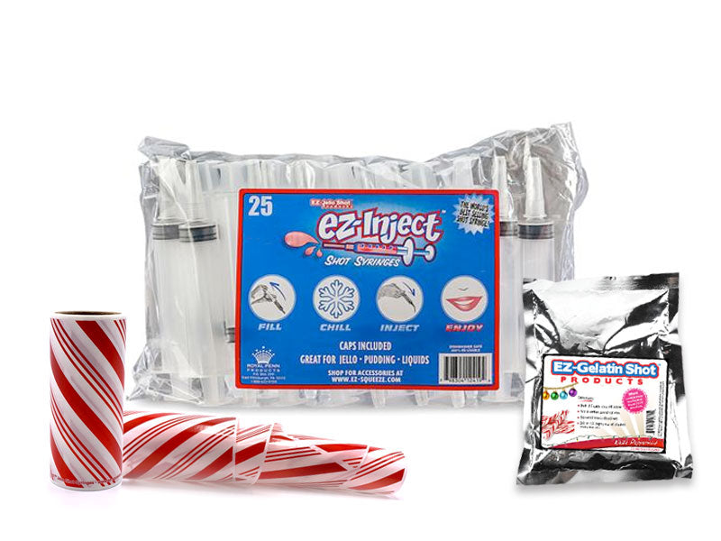 Candy Cane Straws, Christmas Party Supplies (25  