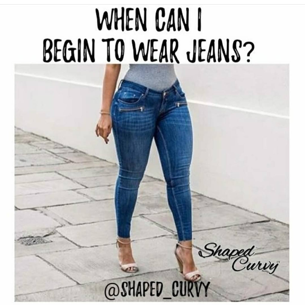 Using Jeans after Cosmetic Surgery – Shaped Curvy