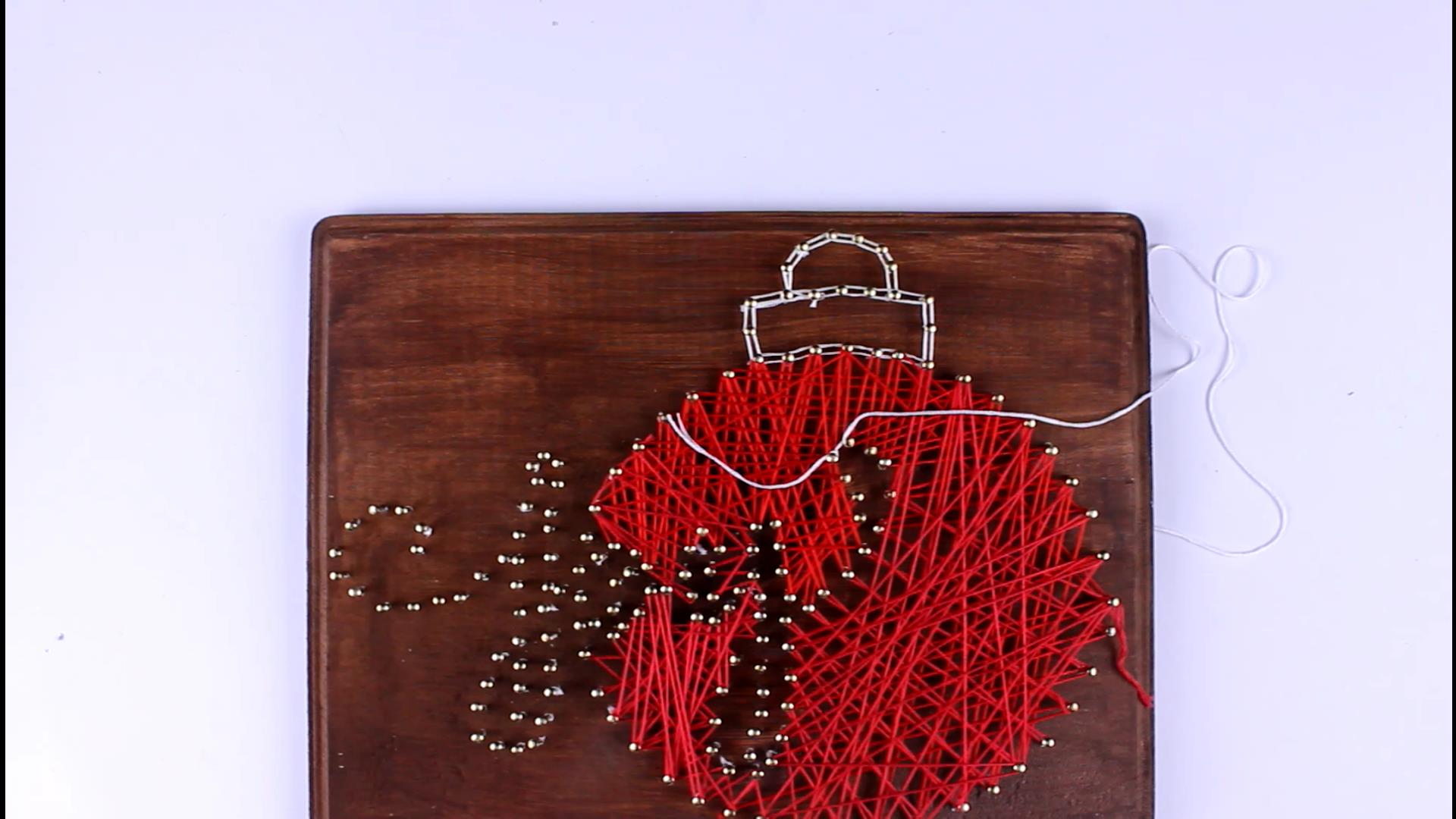 string art christmas