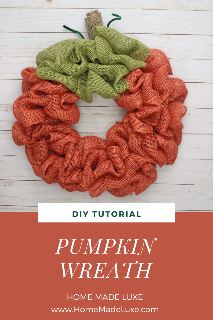 diy pumpkin wreath tutorial 