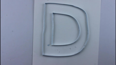 paper quilled letter 