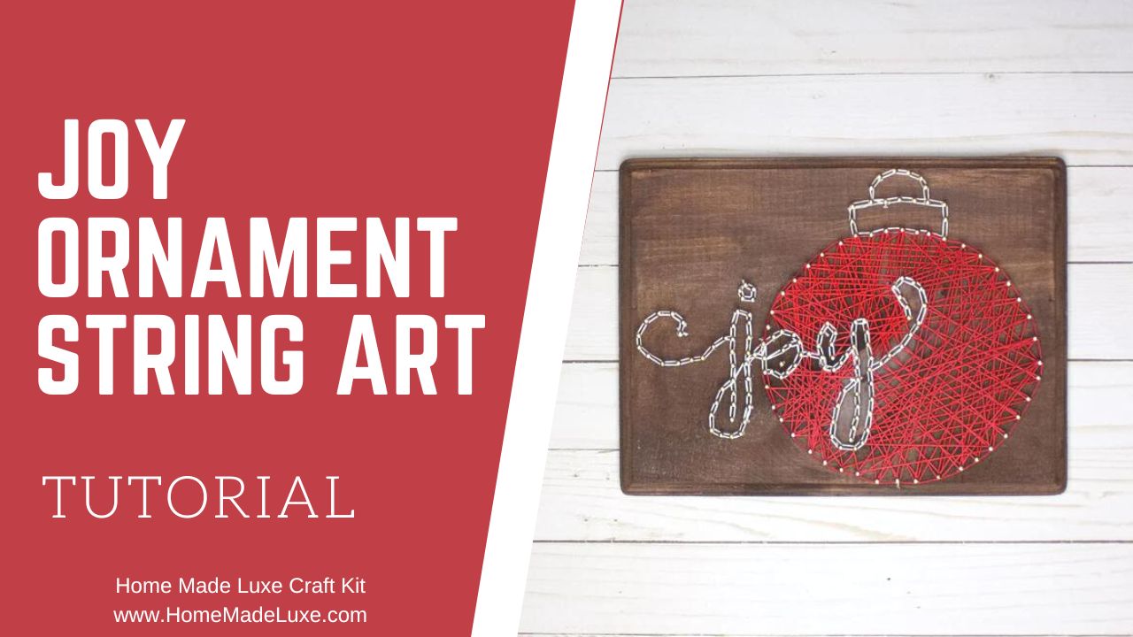 joy ornament string art tutorial
