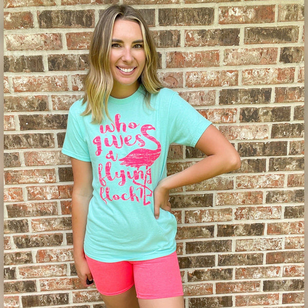Who Gives A Flying Flock Graphic T-Shirt - Envy Stylz Boutique