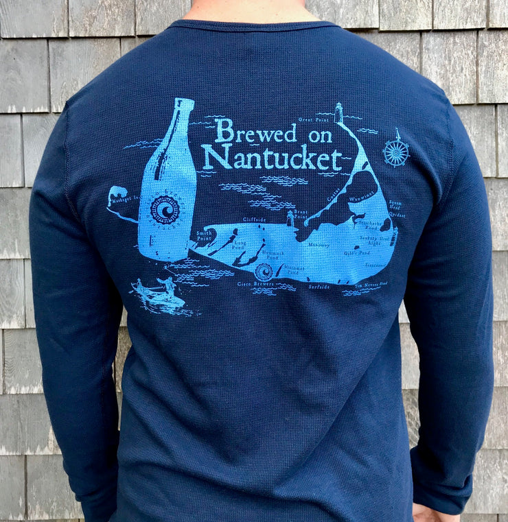 Brewed on Nantucket Thermal Unisex LS T-Shirt