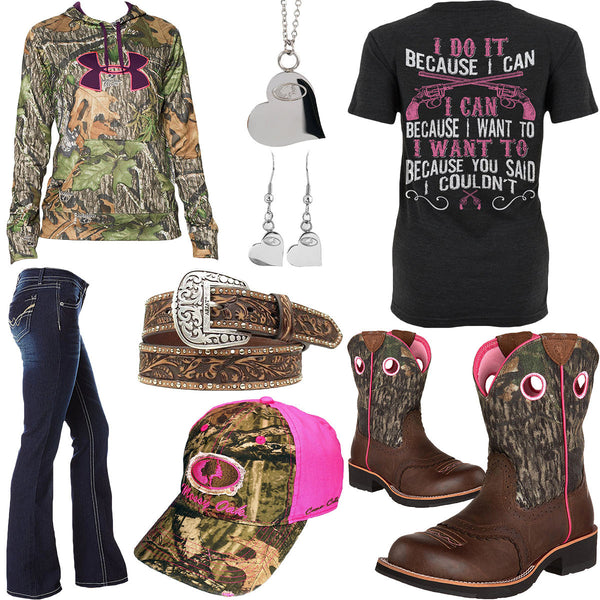 Because I Can Ariat Fatbaby Boots Outfit - Real Country Ladies