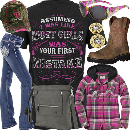 Mama Tried To Raise A Lady Muddy Girl Hoodie Outfit – Real Country Ladies