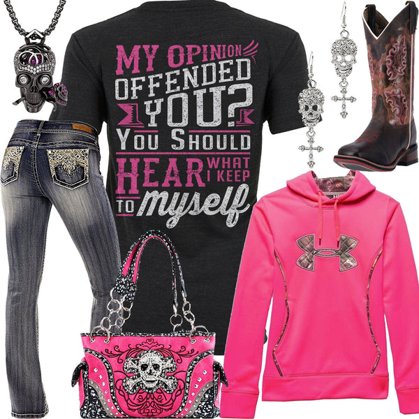 My Attitude and Personality Justin Boots Outfit - Real Country Ladies