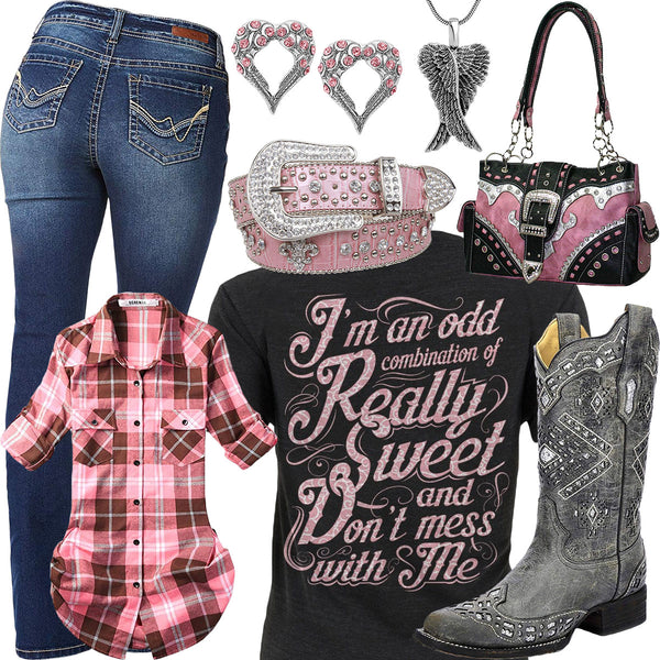 Fire Within Me Costa Del Mar Hat Outfit - Real Country Ladies