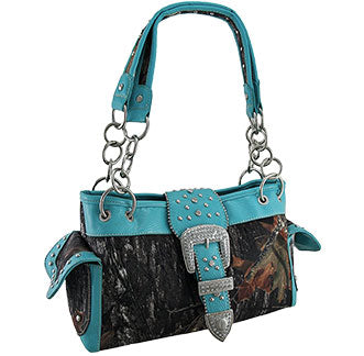 Camo Rhinestone Purse