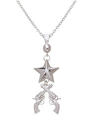 Star and Pistols Necklace