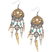 Shotgun Shell Drop Earrings