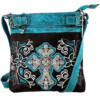 Black/Turquoise Purse