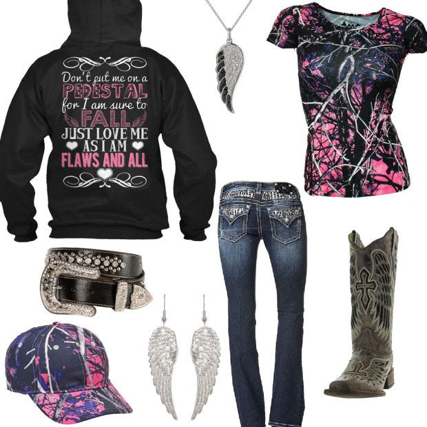 Love Me As I Am Hoodie Outfit – Real Country Ladies