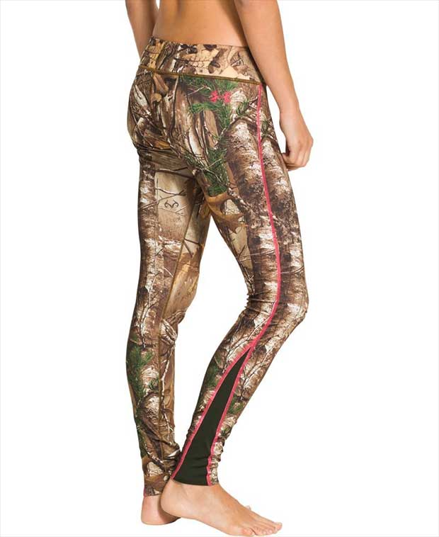 Girls Leggings, Pink Camo Leggings